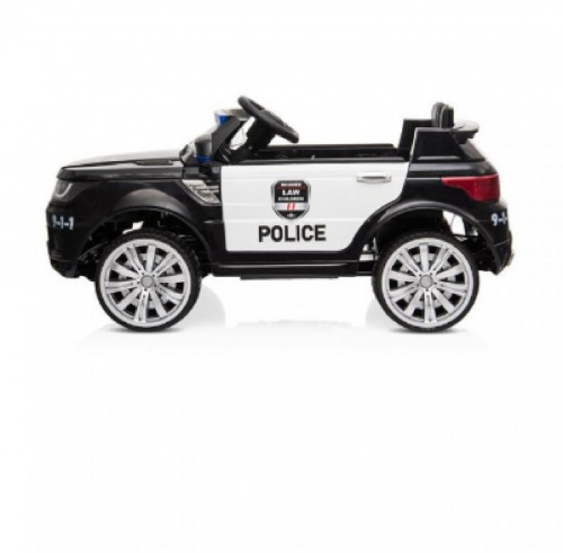 12V Kids Police RideOn Car Electric Cars 2.4G Remote Control LED Light
