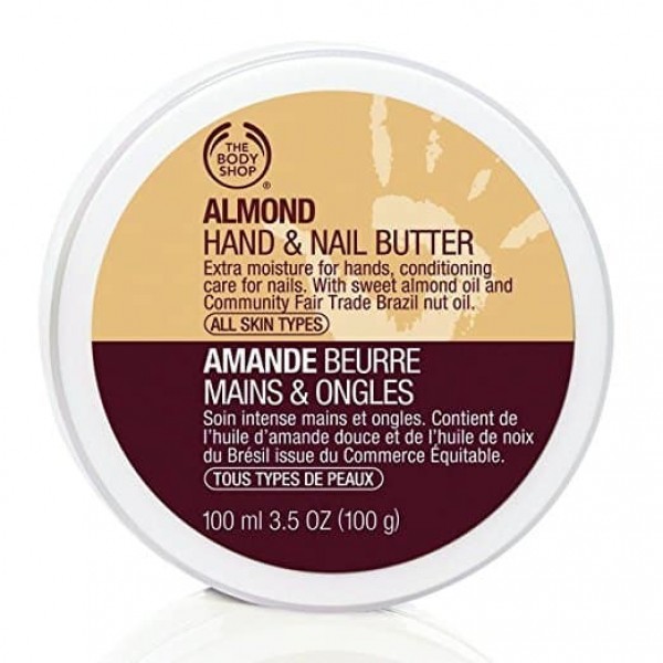 The Body Shop Almond Hand & Nail Butter, 3.5 oz
