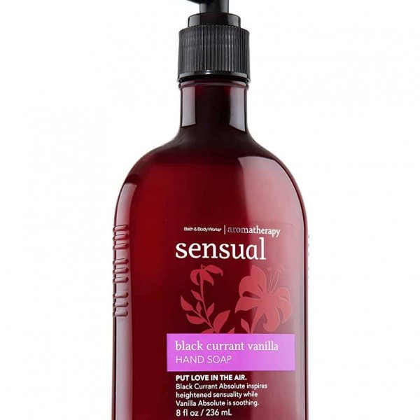 Bath & Body Works Aromatherapy Black Currant Vanilla Sensual Hand Soap 8 fl oz/ 236