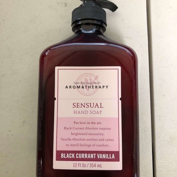 Bath & Body Works Aromatherapy Sensual Black Currant Vanilla Hand Soap 12 oz