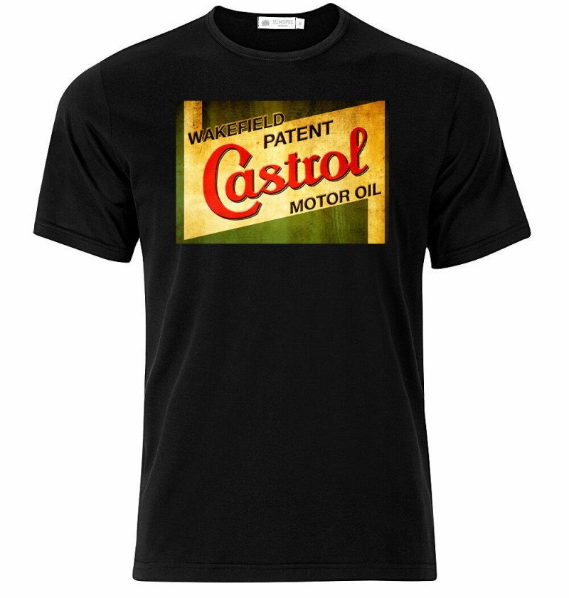 Castrol Motor Oil - Graphic Cotton  T Shirt