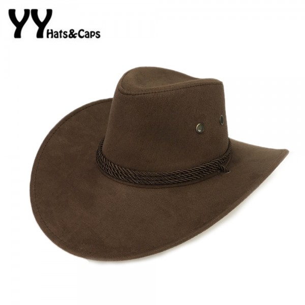 Cool Western Cowboy Hats Men Sun Visor Cap Women Travel Performance Western Hats Chapeu Cowboy 9 colors YY17059