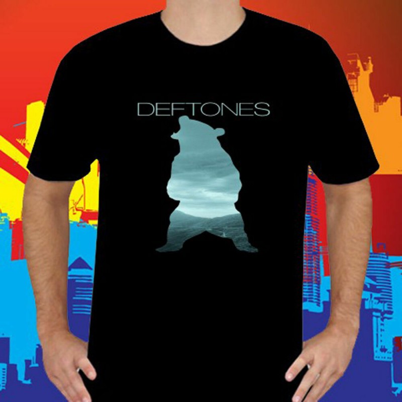 Deftones Bear Logo Metal Rock Band T Shirt