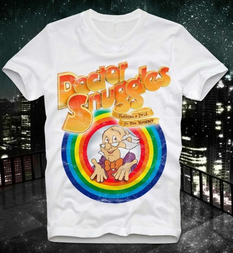 Dr. Snuggles Retro Vintage Fun Funny Cute Cult Kul T Shirt