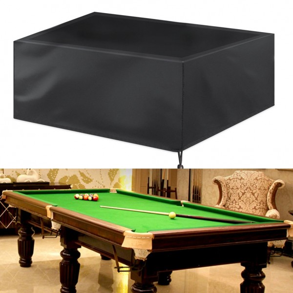 Dustproof Waterproof 7 Foot Outdoor Full Pool Solid With Drawstring Billiard Table Dust Cover Table Protector 210D Oxford