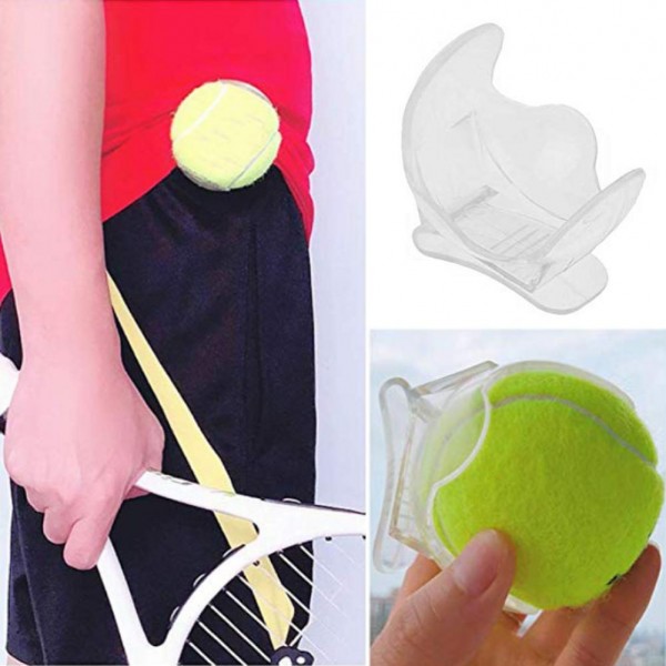 Professional Tennis Ball Holder Clip Transparent Tennis Ball Clip Plastic Tennis Ball Holder Tennis Ball Training Equipment 4