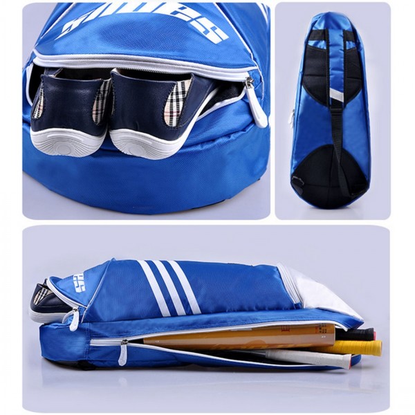 Large Racket Sports Bag Badminton Bag Crossbow Waterproof Multi-layer Placement Tennis Racket Dacron Shoulder Bag