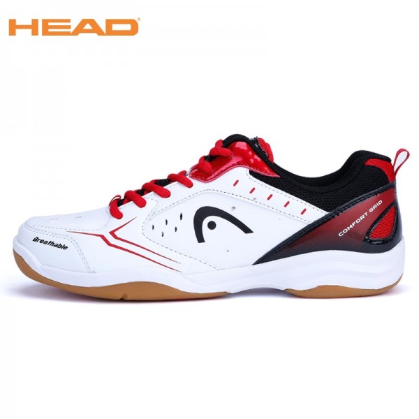 HEAD 2017 Men's Light Lace-up Badminton Shoes for Men Training Breathable Anti-Slippery Tennis Sneakers Professional Sport Shoes
