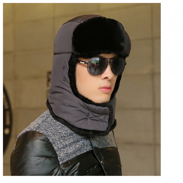 New Winter Balaclava Beanie hat Female for Women Men Face Mask Bonnet Windproof Thick Warm Snow Ski Winter Hat Cap earflap