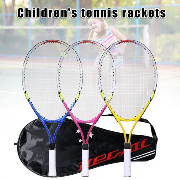 Kids Junior Children Sports Tennis Racket Aluminum Alloy PU Handle Tennis Racket YA88