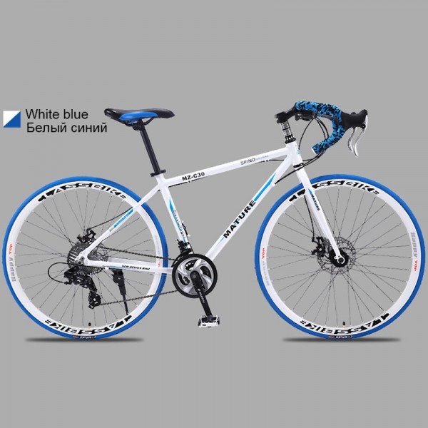 700c aluminum alloy road bike 21 speed road bicycle Two-disc sand road bike Ultra-light bicycle