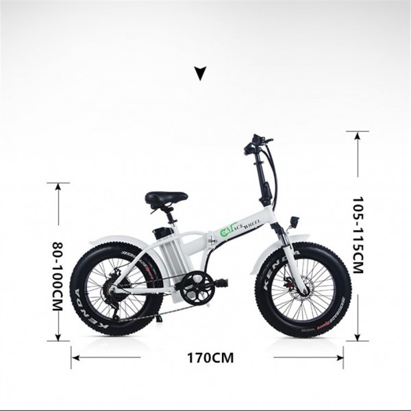 EUR Stock Fat Tire 2 Wheel 500W Electric Bicycle Folding Booster Bicycle Electric Bicycle Cycle Foldable aluminum 50km / h