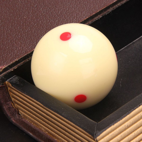5.72 Cm Red 6 Dot-Spot measly White Pool - Billiards Practice Training Cue Ball Billiards Pool Ball Replacement