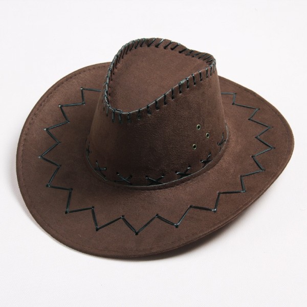 Men & Women's Cowboy Hat Wide Brim Solid Color Caps for Gentleman Casual Travel Fancy Dress Party Male Female Hats Cap