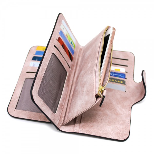 Brand Leather Women Wallets High Quality Designer Zipper Long Wallet Women Card Holder Ladies Purse Money Bag Carteira Feminina