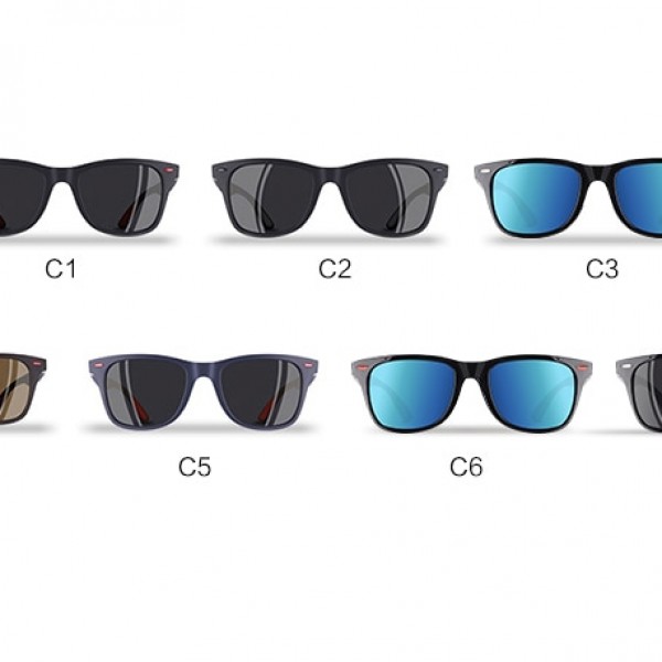 AOFLY NEW DESIGN Ultralight TR90 Polarized Sunglasses Men Women Driving Square Style Sun Glasses Male Goggle UV400 Gafas De Sol