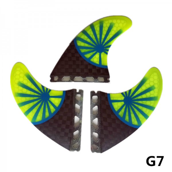 Sffda free shipping fiberglass and honeycomb surfboard fin bow thruster for Future G3 G5 G7 fin surf fins size S / m / L fins Top qual
