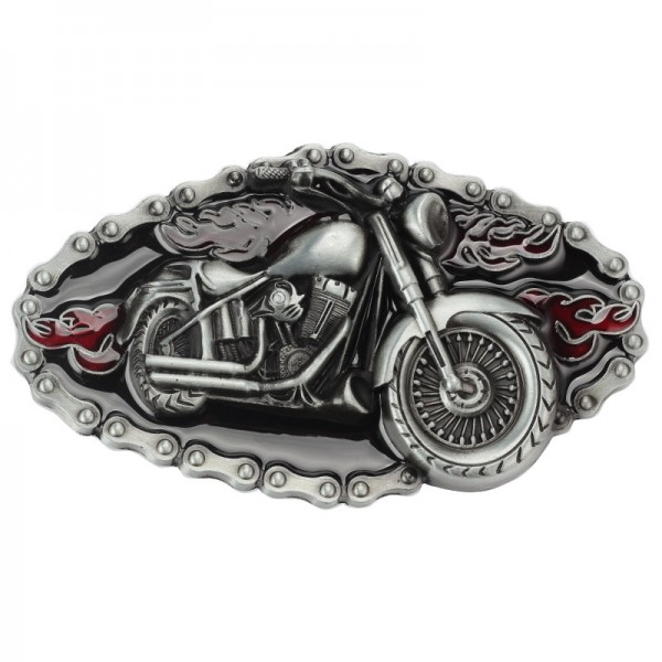 Motorcycle modeling cowboy alloy buckle