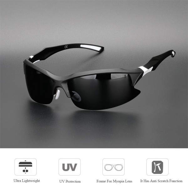 COMAXSUN Professional Polarized Cycling Glasses Bike Glasses Driving Fishing Outdoor Sport Sunglasses UV 400 Tr90
