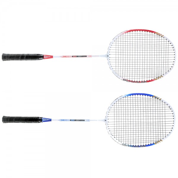 Lightweight Badminton Set 2Pcs/Set Durable Aluminium Alloy Training Badminton Racket Racquet with Carry Bag Sport Equipment