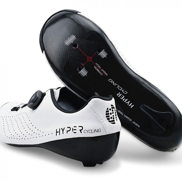 Original Hyper Cycling Shoes Heat Shapable 3K Carbon Road Bike Sneakers 1 Shoelaces Self-locking Thermoplastic Bicycle