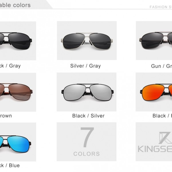 KINGSEVEN 2019 Brand Men Aluminum Sunglasses Polarized UV400 Mirror Male Sun Glasses Women For Men Oculos de sol