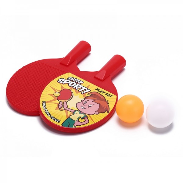 Novelty Child Dual Plastic Table tennis pingpong Racket Baby Sports kids Child Sports Top Recommended 1 pair