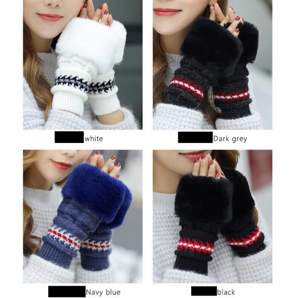 SUOGRY Winter Hat Female Autumn and winter Fashion Women's Female Toe Cap New Warm Gloves + knit hat