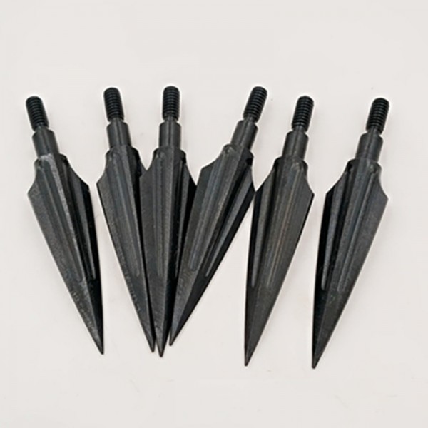 6 pcs  High Carbon Steel Arrowheads Broadheads Tips Arrow Points Archery Arrowheads for Compound Bow Crossbow recurve Bow