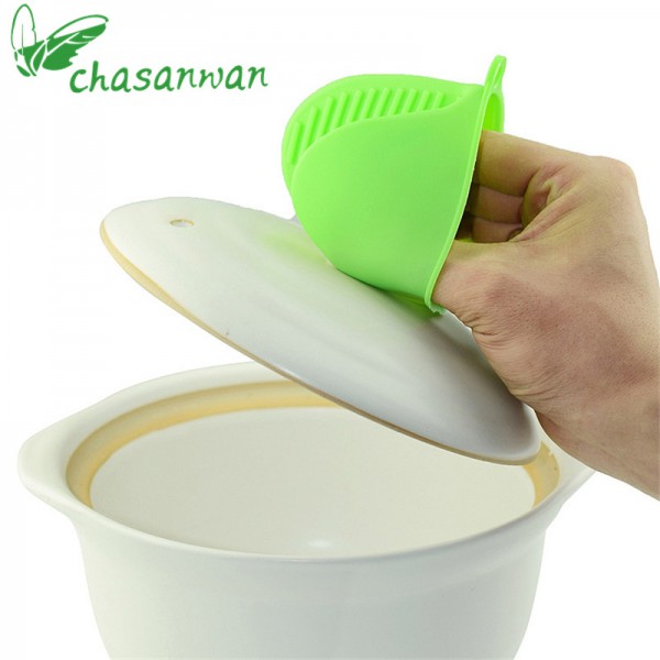 1Pc Kitchen Accessories Silicone Finger Sets of Anti-hot Kitchen Tools Microwave Insulation Non-slip Goods for Kitchen Gadgets.Q