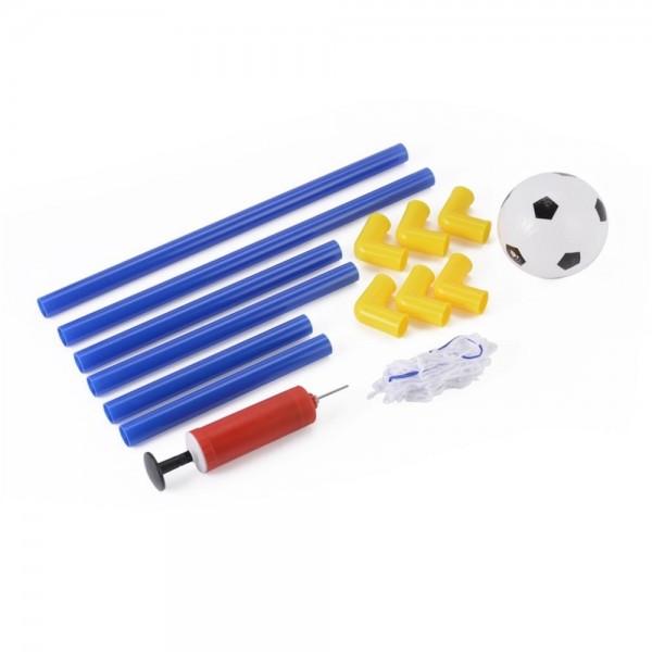 Folding Mini Football Soccer Ball Goal Post Net Set + Pump Kids Sport Indoor Outdoor Games Toys Child Birthday Gift Plastic Hot!