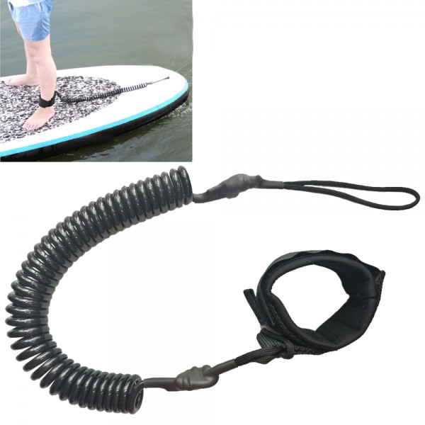 10FT Rolled up Surfboard Leash Surf Stand Up Paddle Board Surf Paddle Board SUP Cord Leash