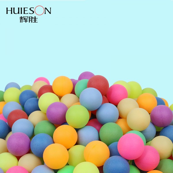 A Pack of Colored (50) Ping Pong Balls 40mm 2.4g Entertainment Table Tennis Balls Mixed Colors for Game and Activity mix Color