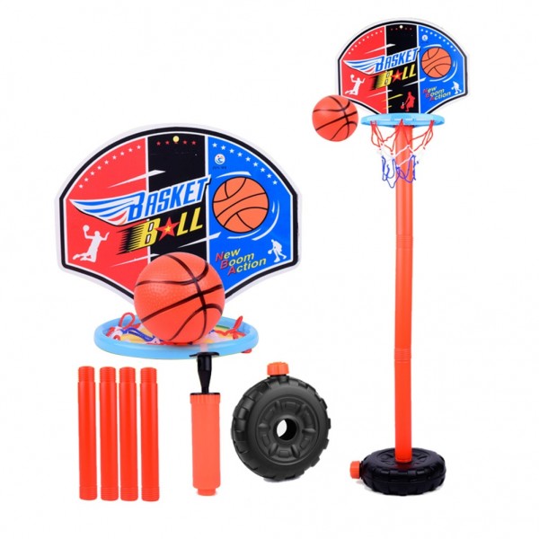 Children's basketball stand Portable Basket rack Indoor plastic children's shooting rack adjustable Children's basketball toy