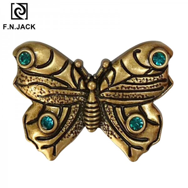 Beautiful Butterfly Metal Accessories for Belts 2019 Elegant Designed Belt Buckles Two Colors Available