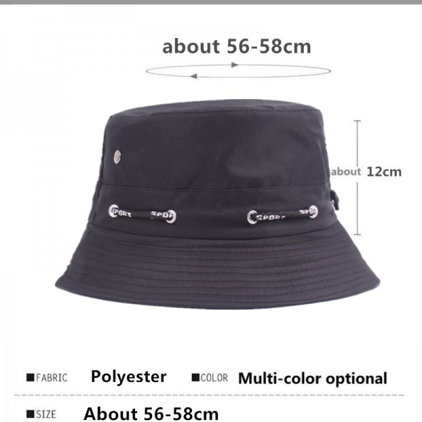 XdanqinX New Multiple Color Unisex Bucket Cap Cotton Polyester Panama Bucket Hats Summer Hip Hop Beach Fishing Hat For Men Women