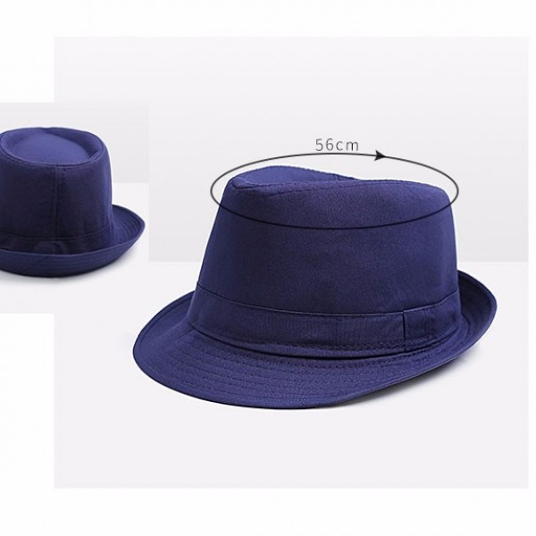 Solid Color Unisex Jazz Hat For Men And Women Jazz Hat Sombreros Formal Man Panama Jazz Cap Top Cap Drop Shipping