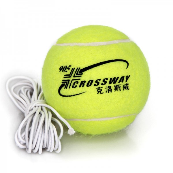 1 Piece Professional Tennis Training Partner Rebound Practice Ball With 3.8m Elastic Rope Rubber Ball For Beginner