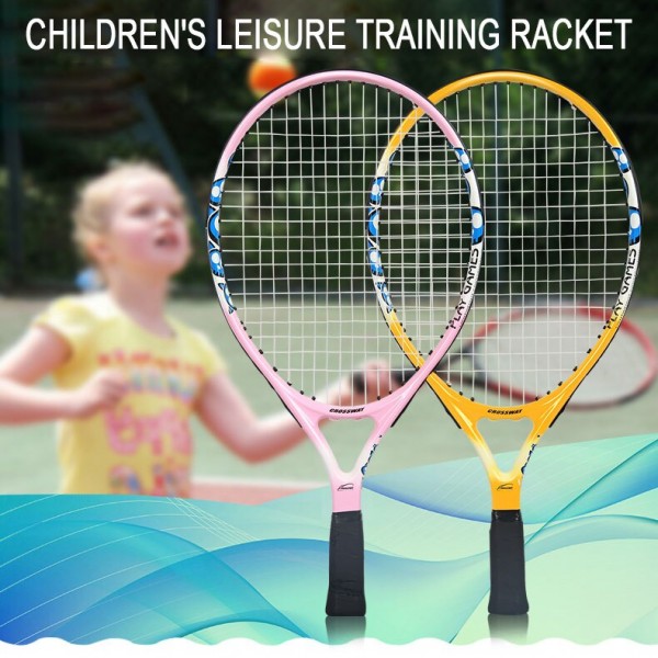 CROSSWAY Child Tennis Racket Set Kids 9/21/23 Inch Racquet Childrens Ultra Light Carbon Bat Toddler Set 0-12 Years