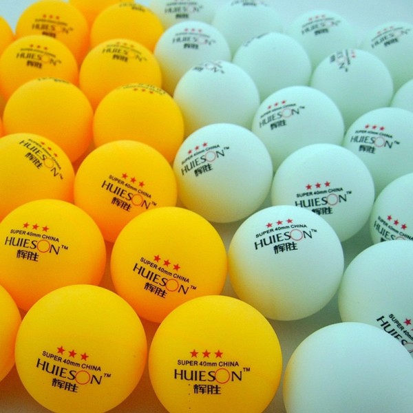 50 Pcs 3-Star 40mm 2.9g 25 White 25 OrangePingpong Ball Amateur Advanced Training Ball Table Tennis Balls Ping pong Ball