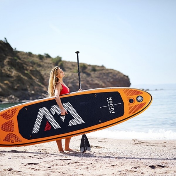 315 * 75 * 15cm inflatable surf board FUSION 2019 stand up paddle surfing board AQUA MARINA water sport sup board ISUP B01004