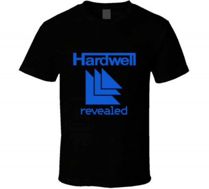 Hardwell Revealed Logo Music shirt black white tshirt men's T Shirt