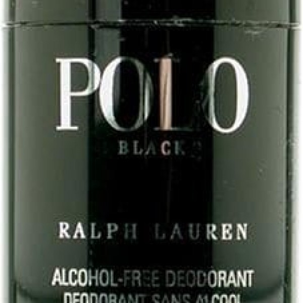 Polo Black by Ralph Lauren for Men, Alcohol-Free Deodorant, 2.6 oz / 75 g