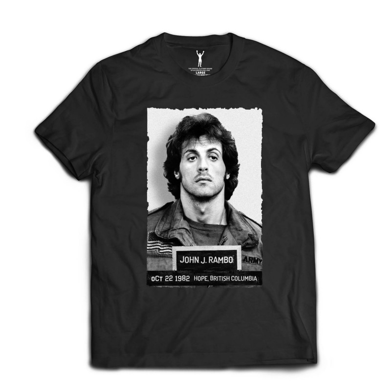 Sylvester Stallone John Rambo logo T Shirt