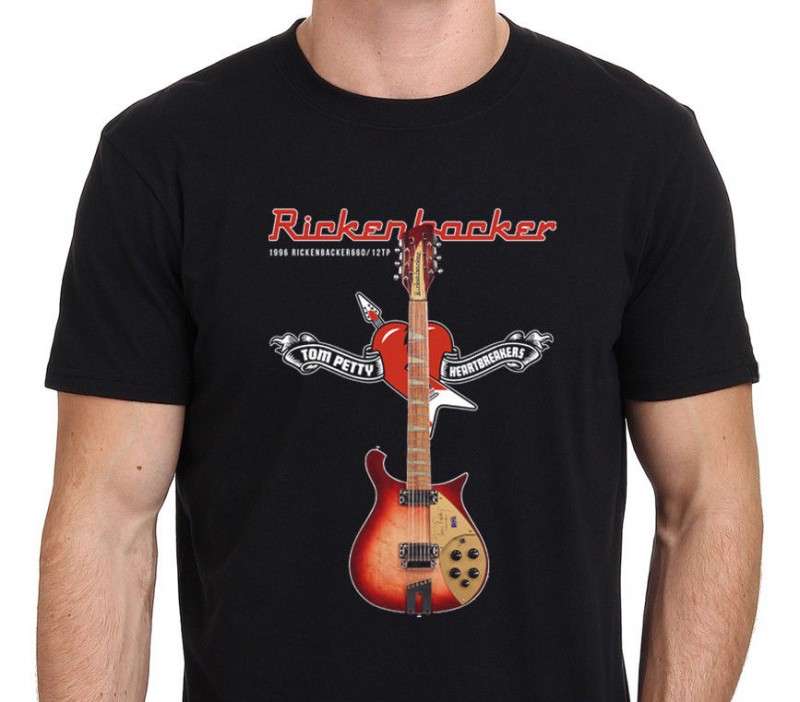 Tom Petty Rickenbacker Guitar Memoirs T Shirt