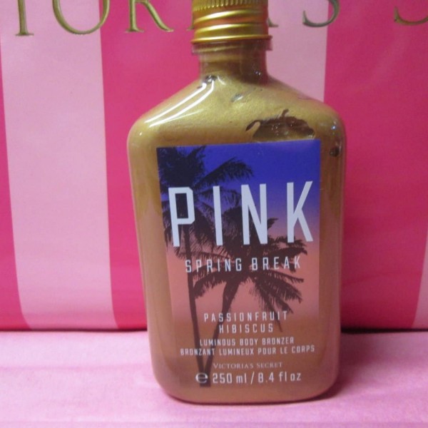 Victoria's Secret Pink Spring Break Passionfruit Hibiscus Luminous Body Bronzer 8.4 fl oz/ 250 ml