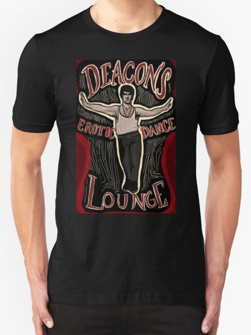What We Do In The Shadows Deacon's Erotic Dance Loun Black T shirt