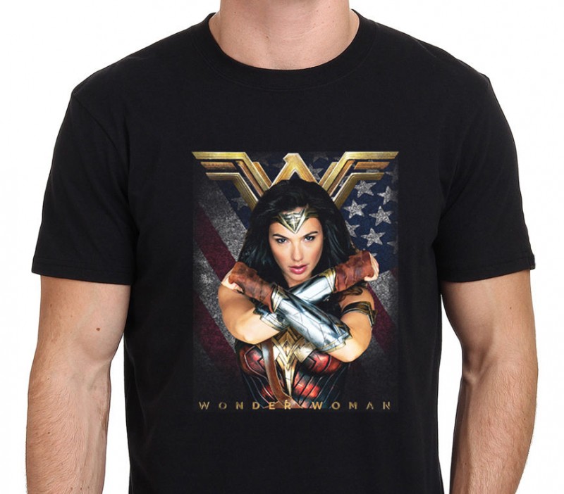 Wonder Woman Superhero Movie Gal Gadot Men's T Shirt