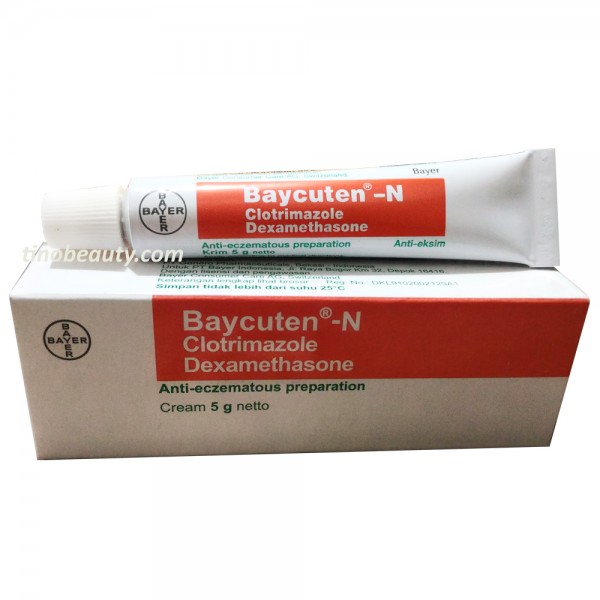 Baycuten -N Cream Clotrimazole + Dexamethasone for Anti Eczema