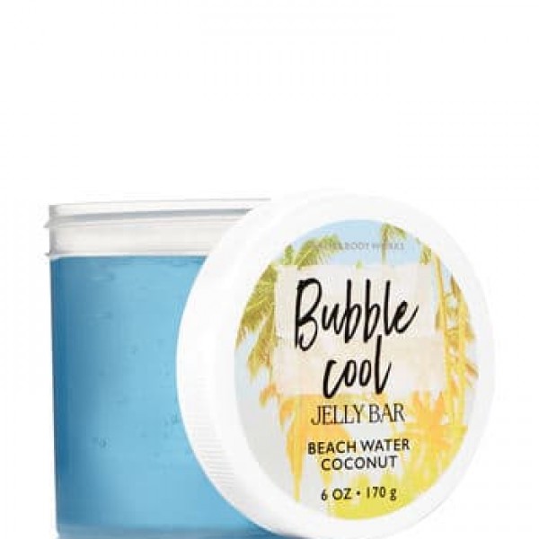 Bath & Body Works Beach Water Coconut Bubble Cool Jelly Bar 6 oz / 170 g